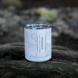 Insulated Homer AK Map Cup - Matte White