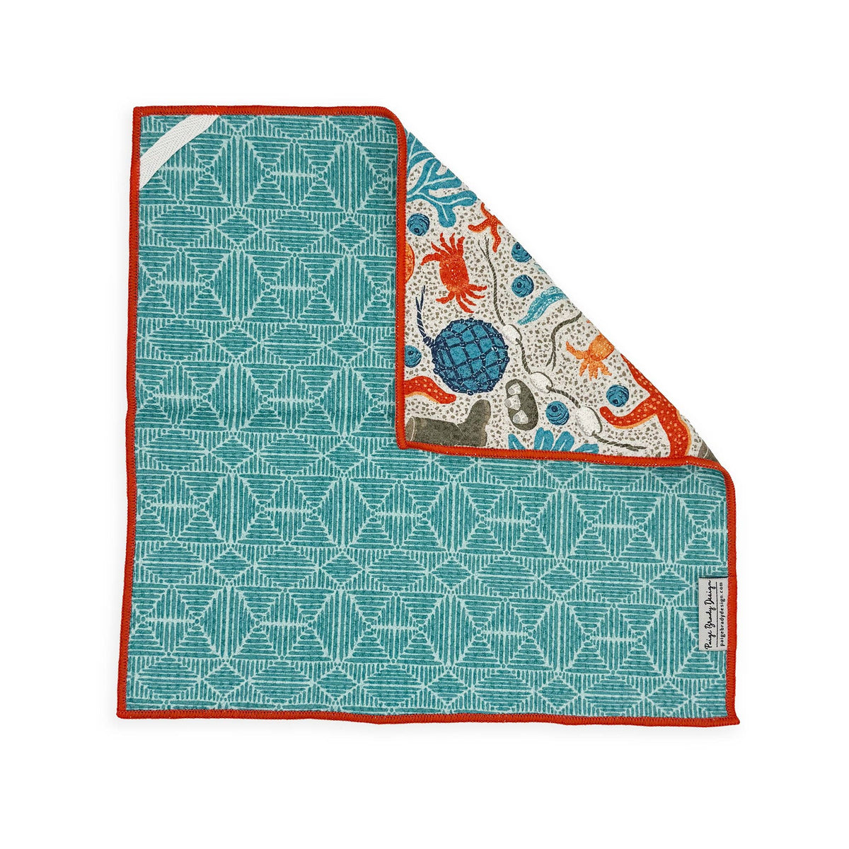 Beach Combing washcloth
