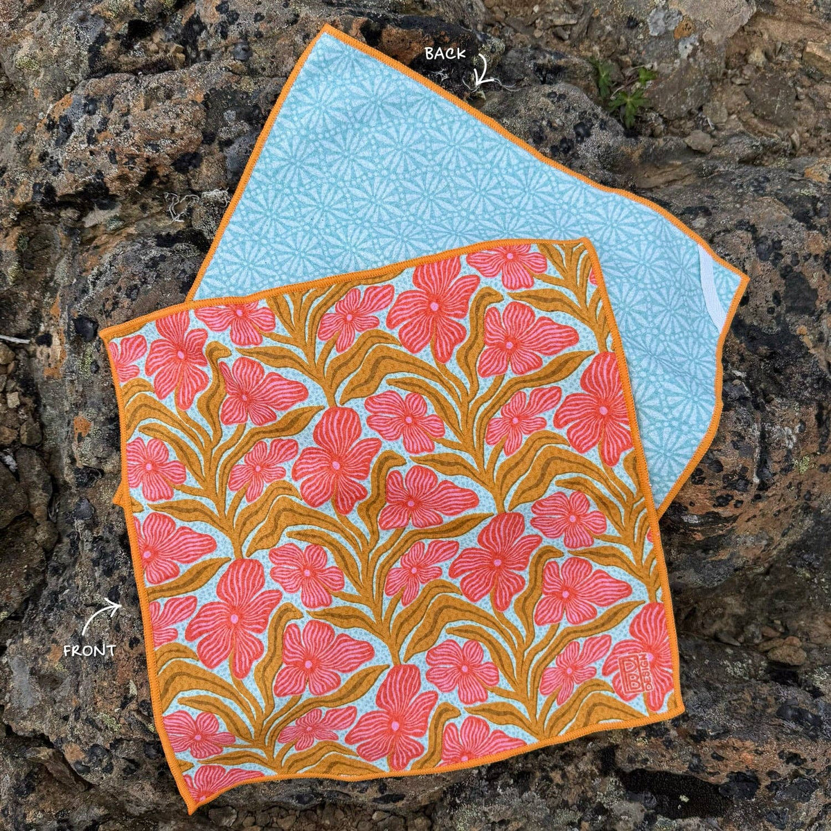 Whimsical Blooms washcloth