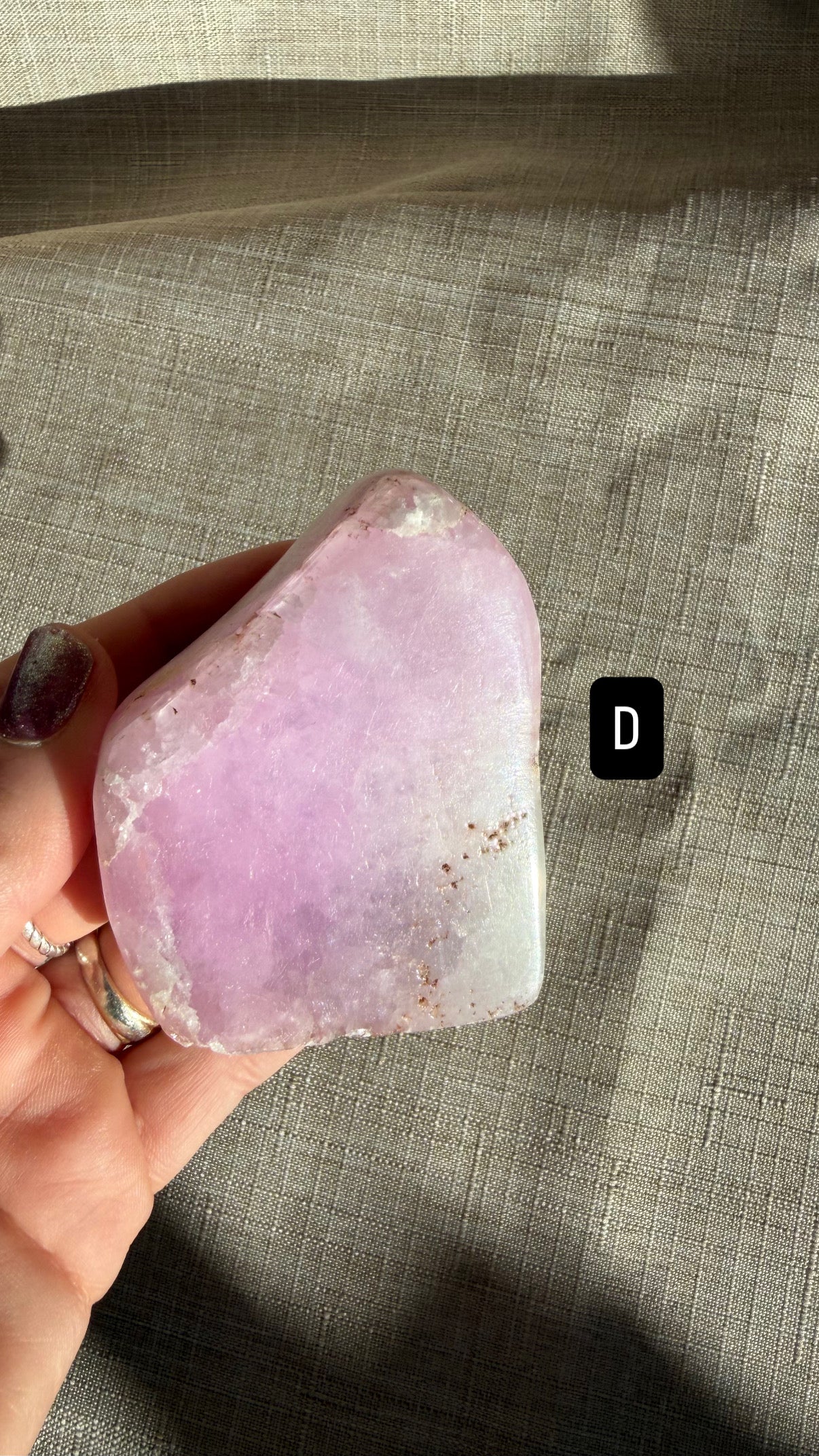 Pink Aragonite Crystals