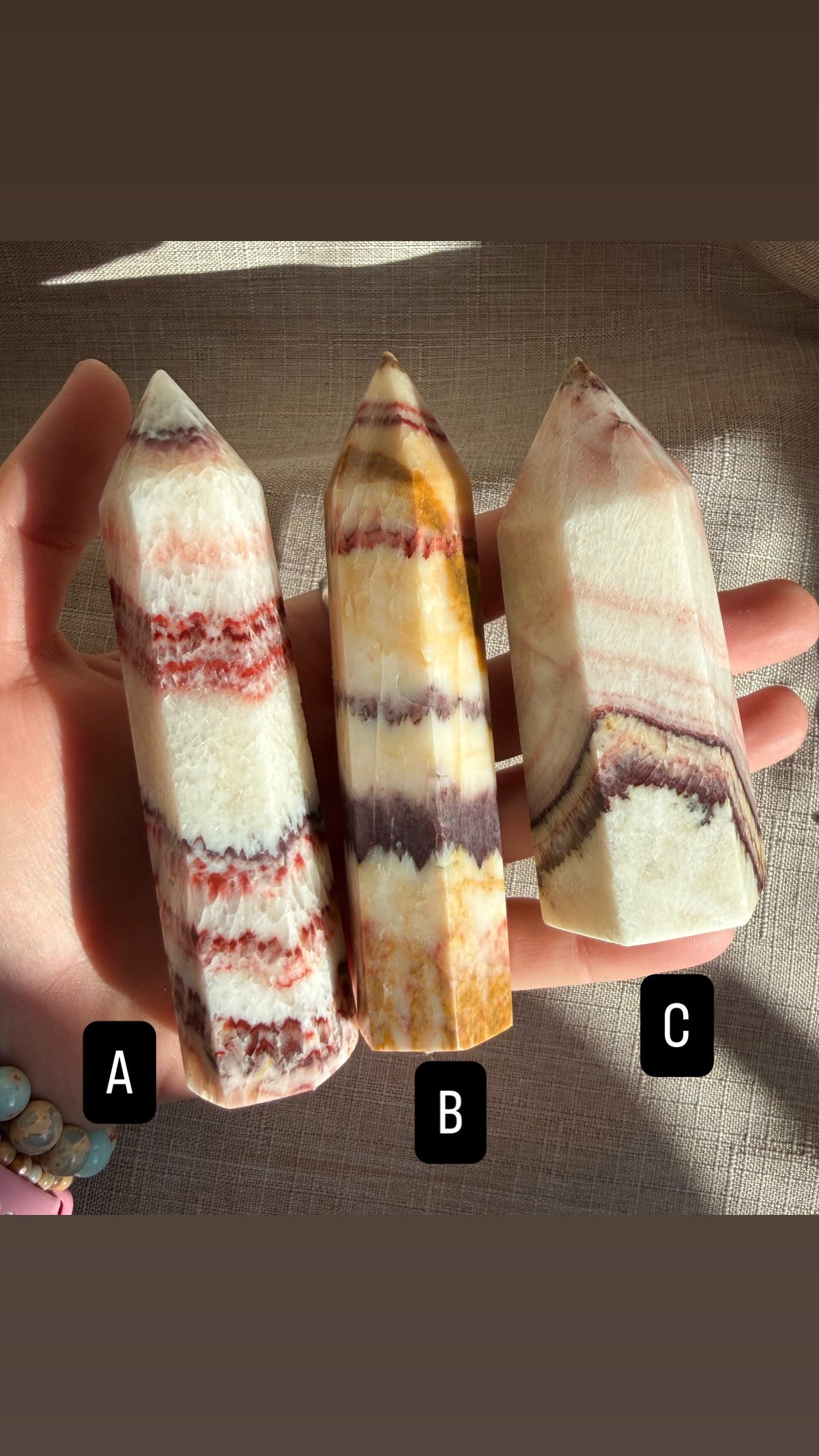 Rainbow Jasper Crystals