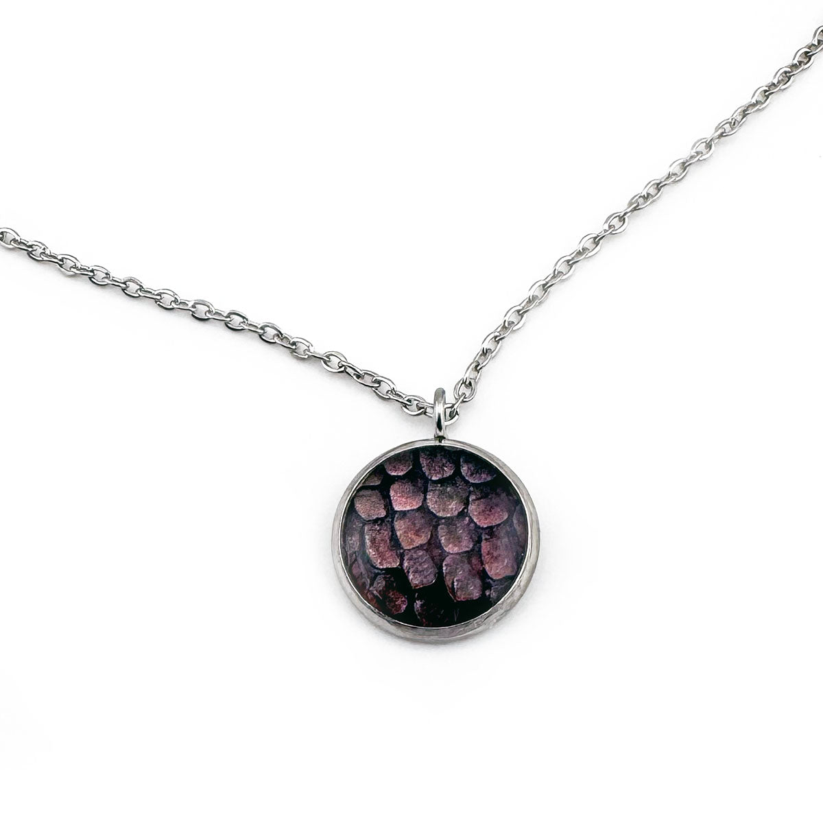 Fish Skin Pendant necklaces