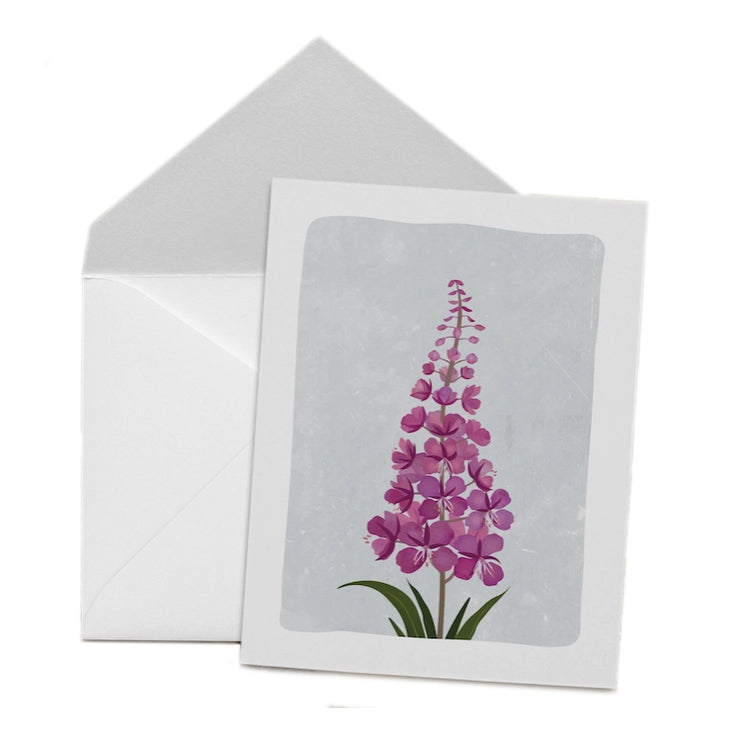 Fireweed Illustration card