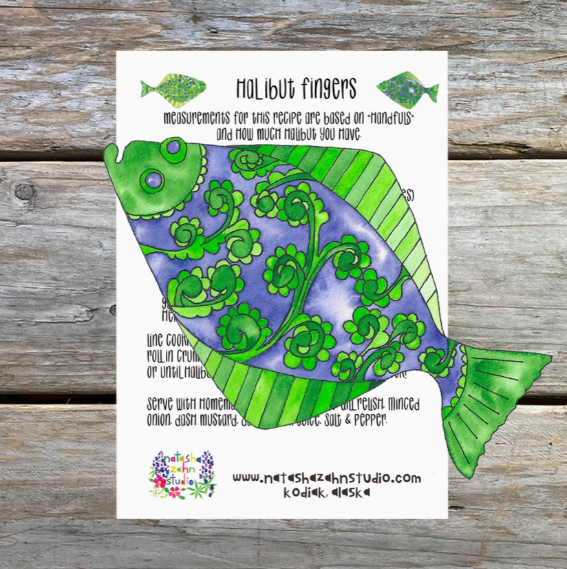 Halibut Recipe card