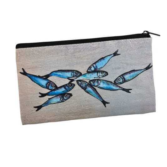 Herring Pile Zipper Bag