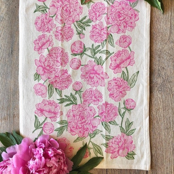 Peony towel