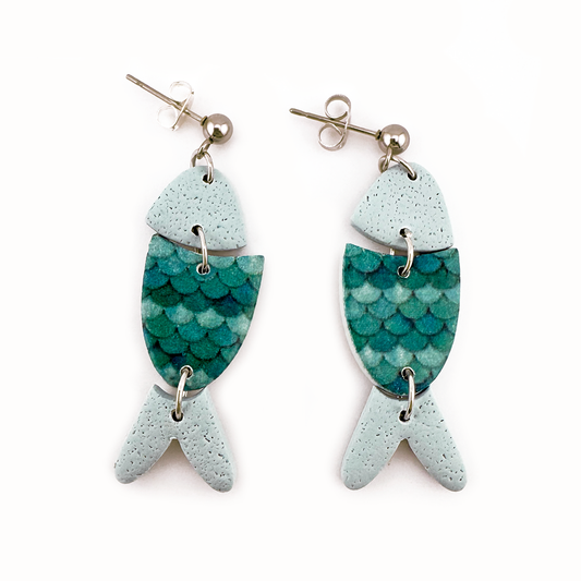Scale Fish earrings