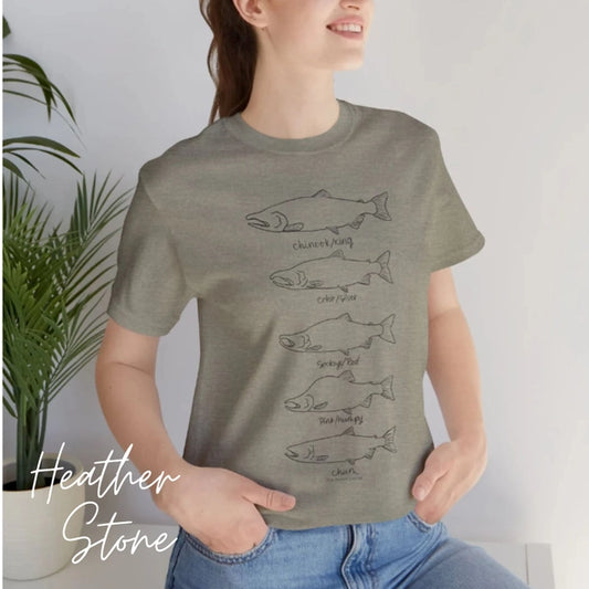 Salmon Species tee