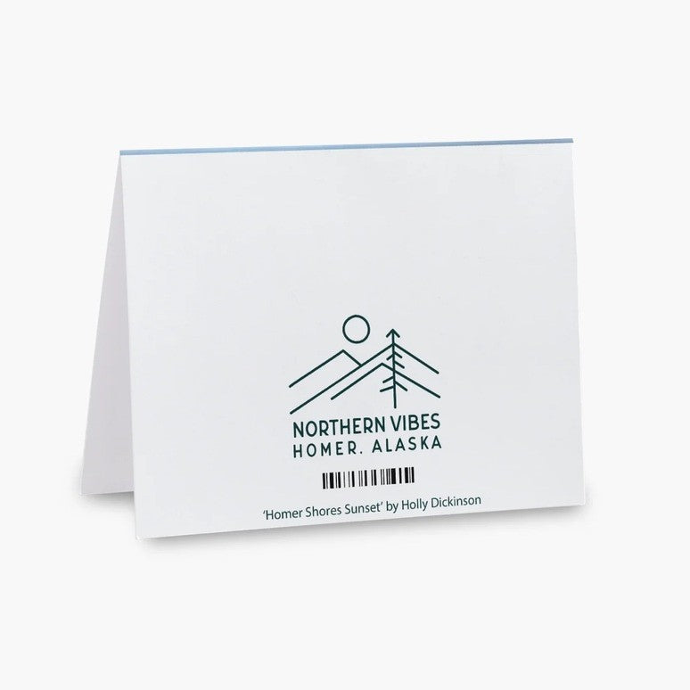 Homer Shores Sunset card
