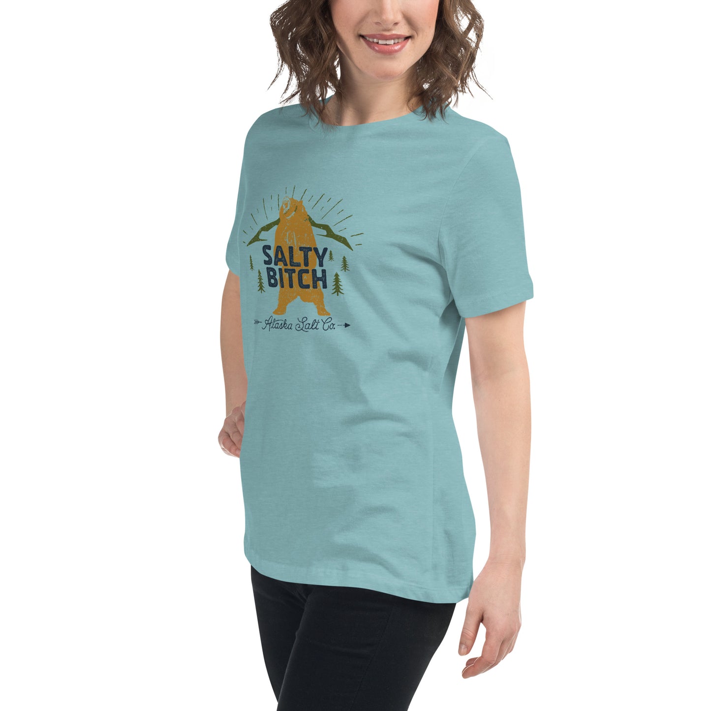 Salty Bitch Bear ladies tee