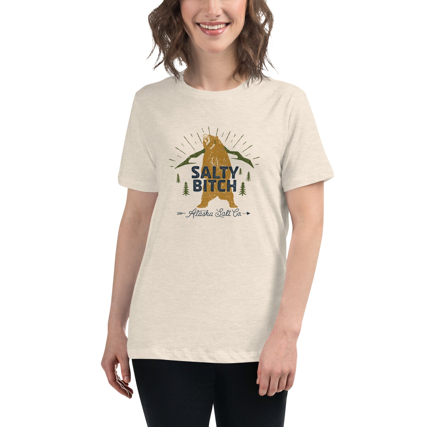 Salty Bitch Bear ladies tee