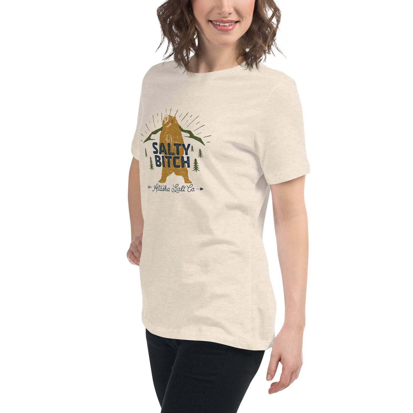 Salty Bitch Bear ladies tee