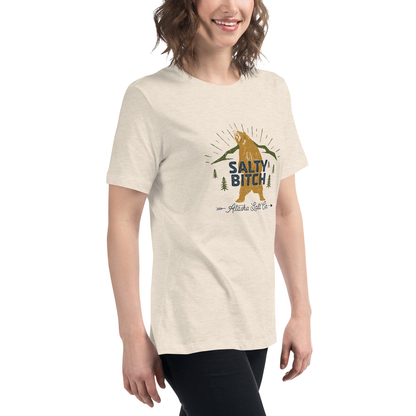 Salty Bitch Bear ladies tee
