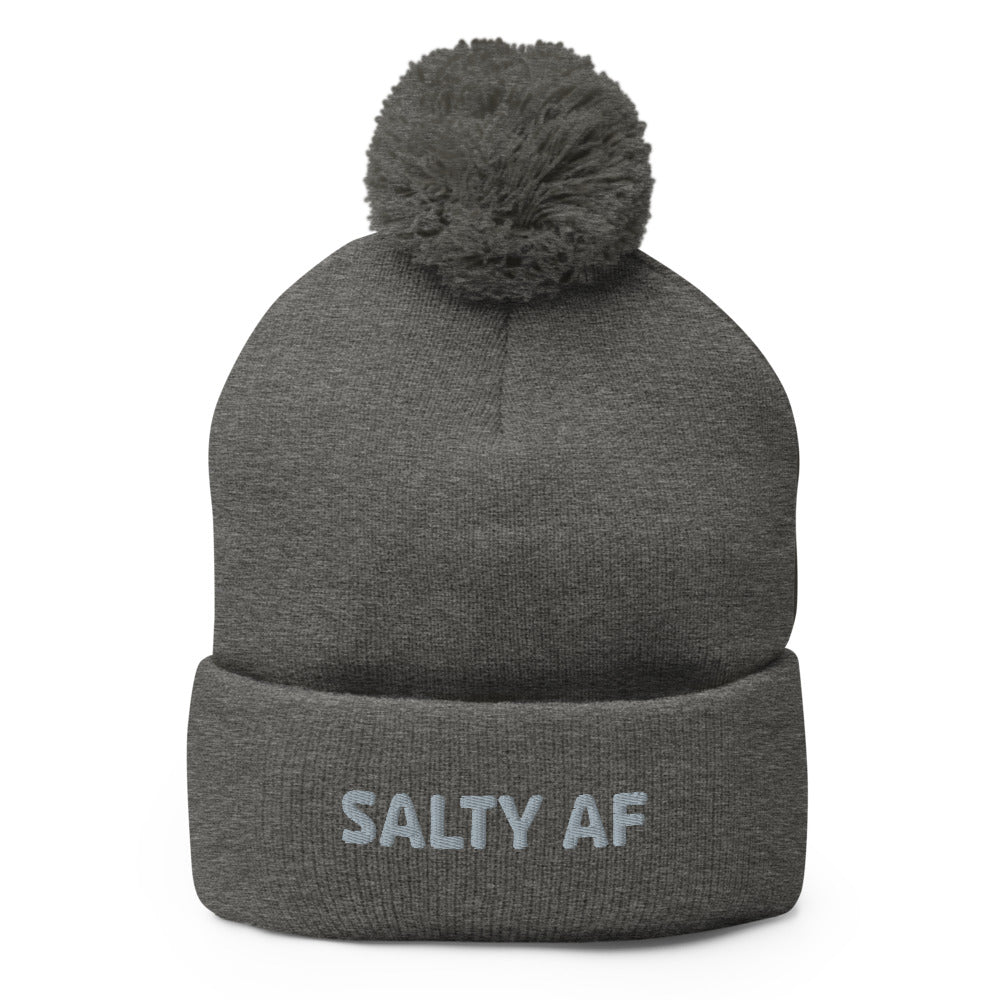 *Salty AF Pom-Pom Beanie
