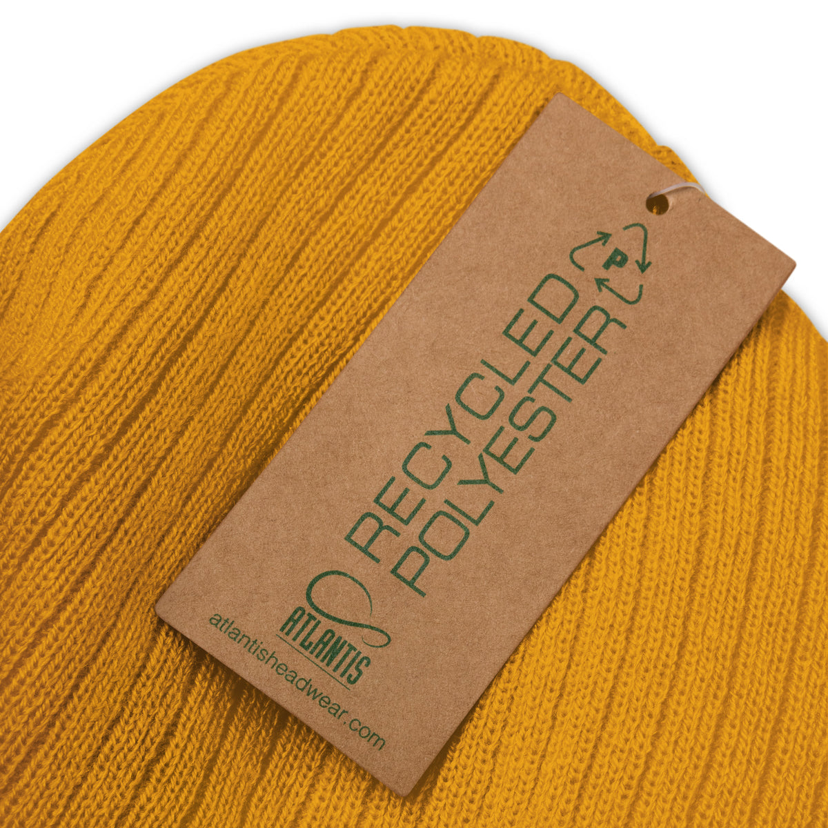 *Ribbed Knit Logo beanie