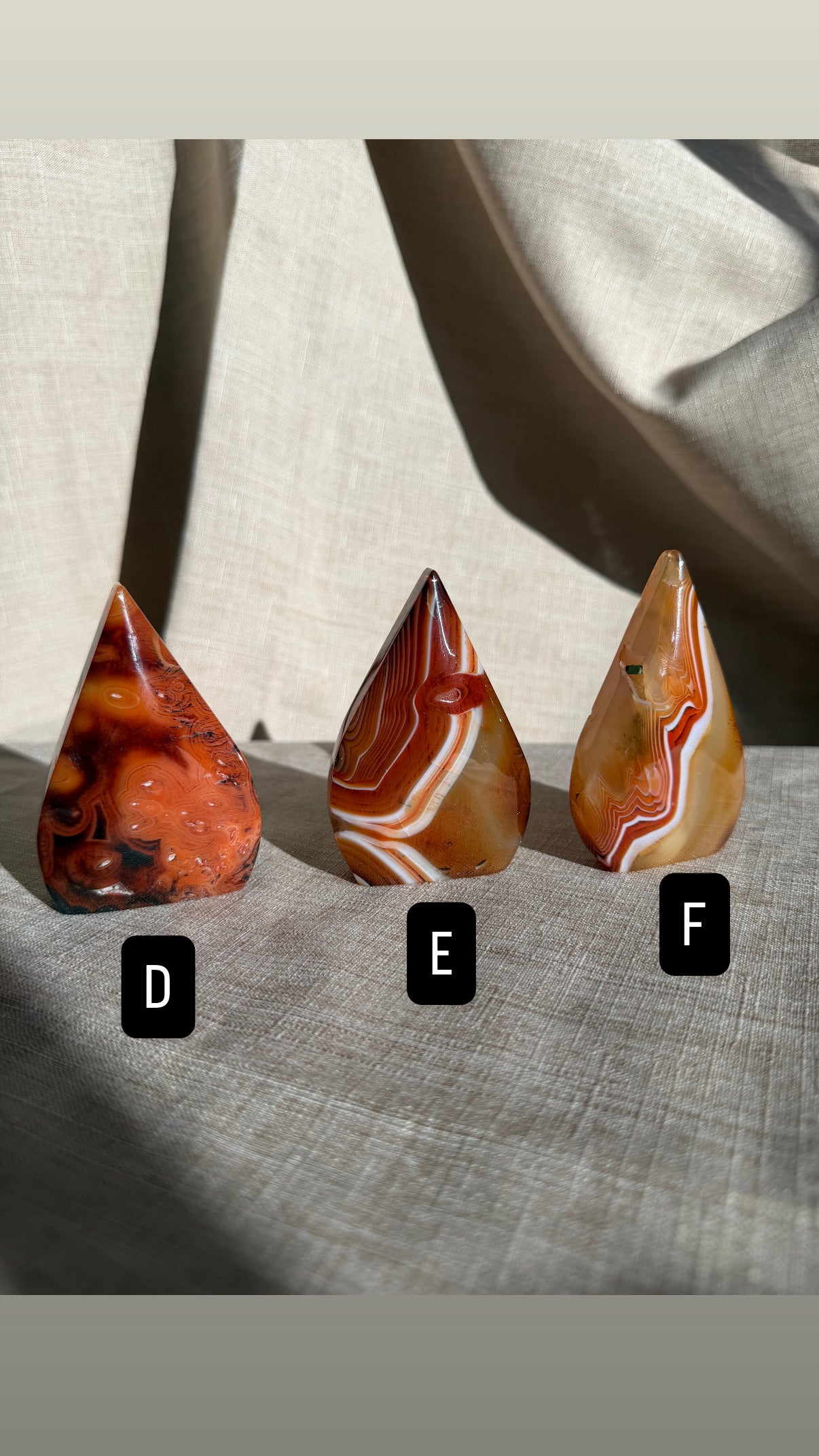 Carnelian Crystals
