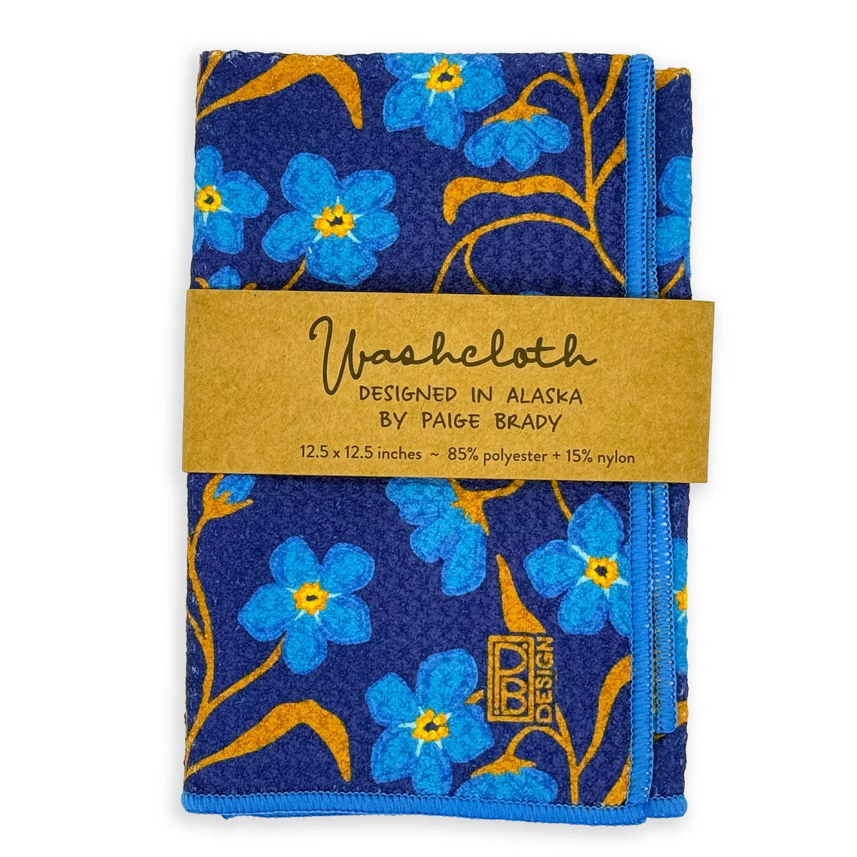Forget-Me-Not washcloth