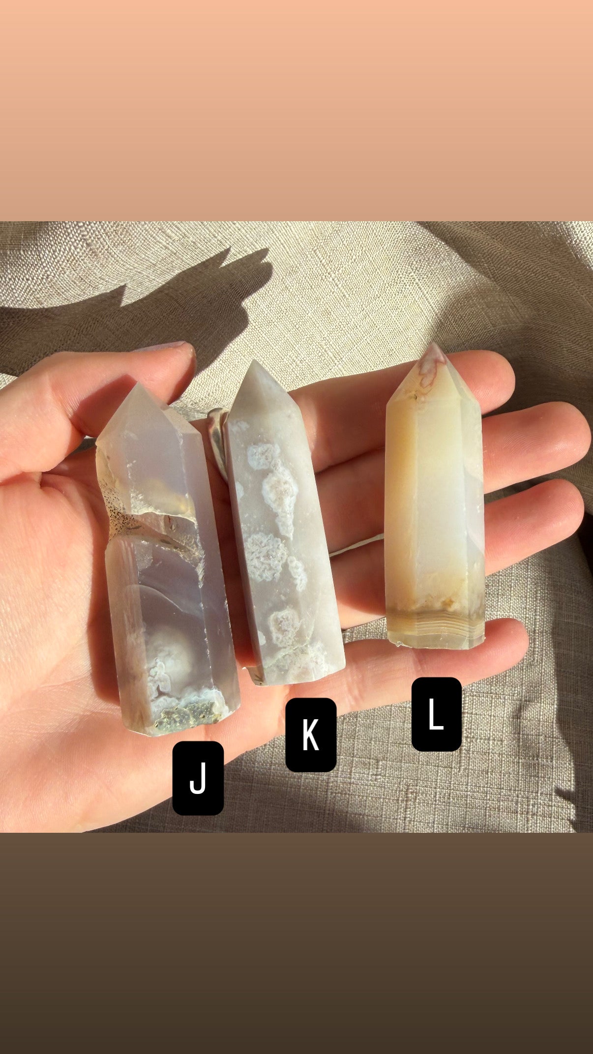 Flower Agate Crystals