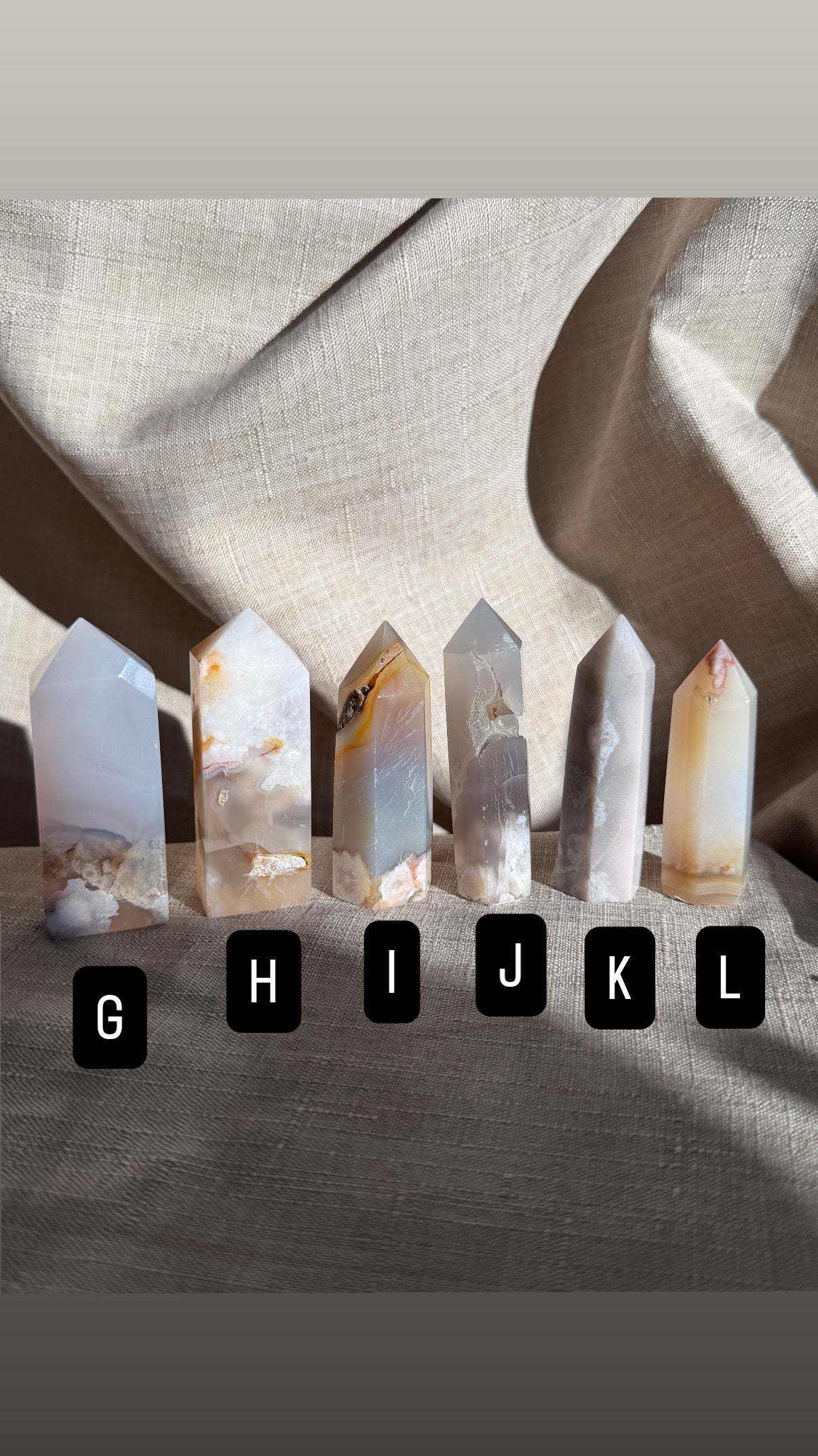 Flower Agate Crystals