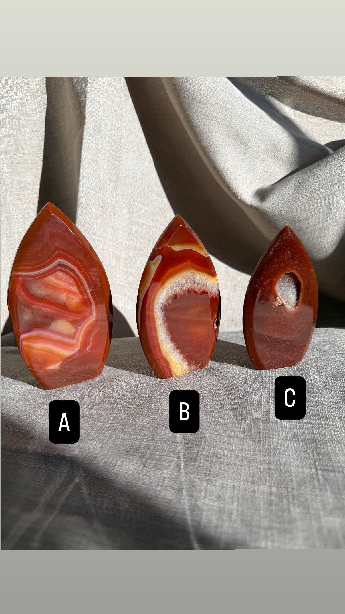 Carnelian Crystals