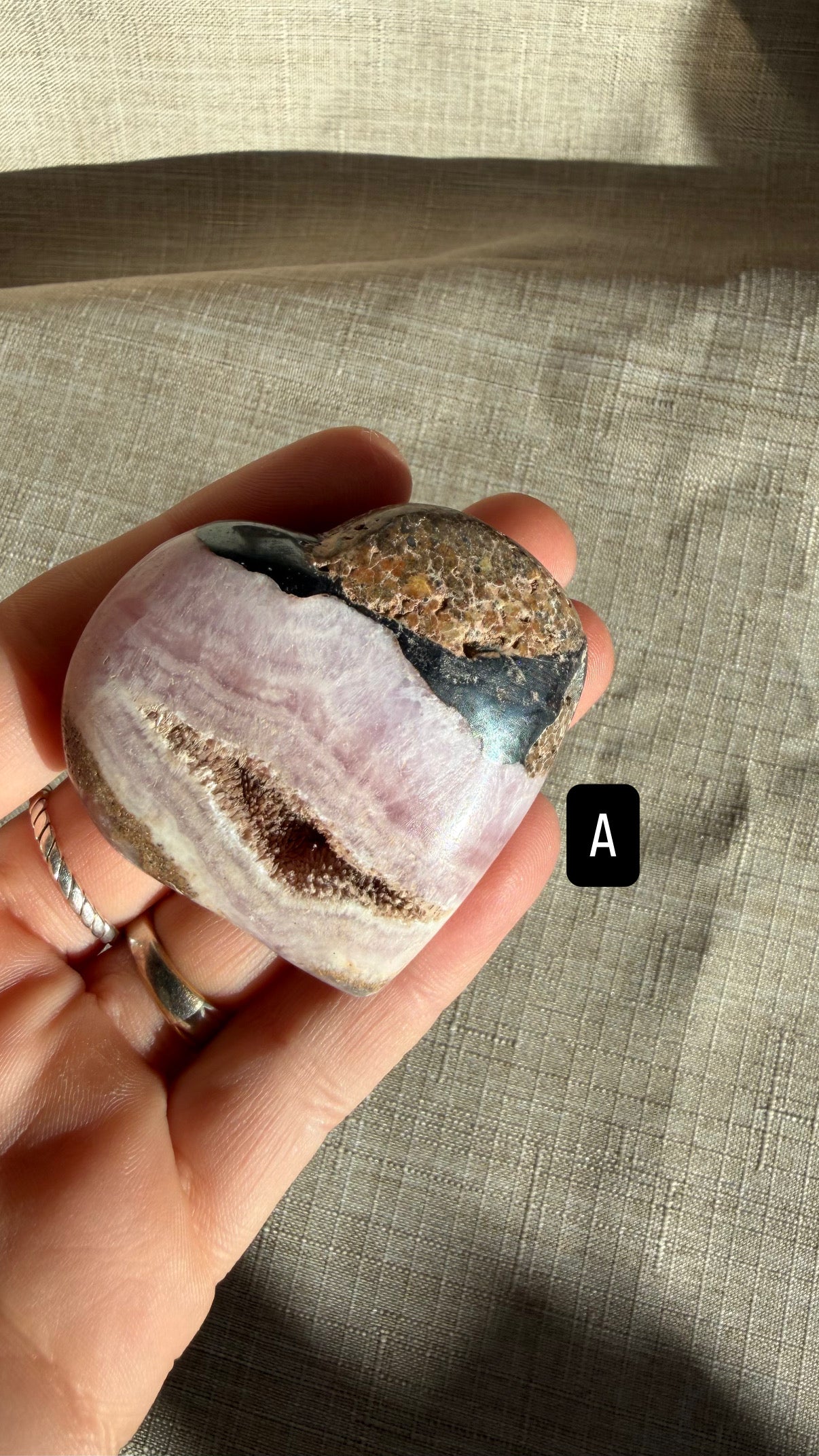 Pink Aragonite Crystals