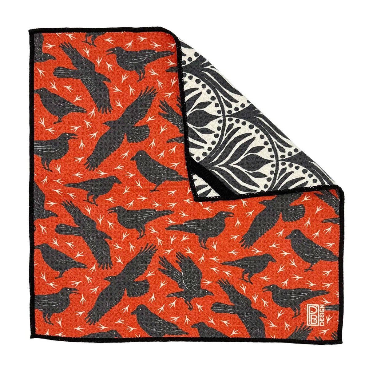 Raven washcloth