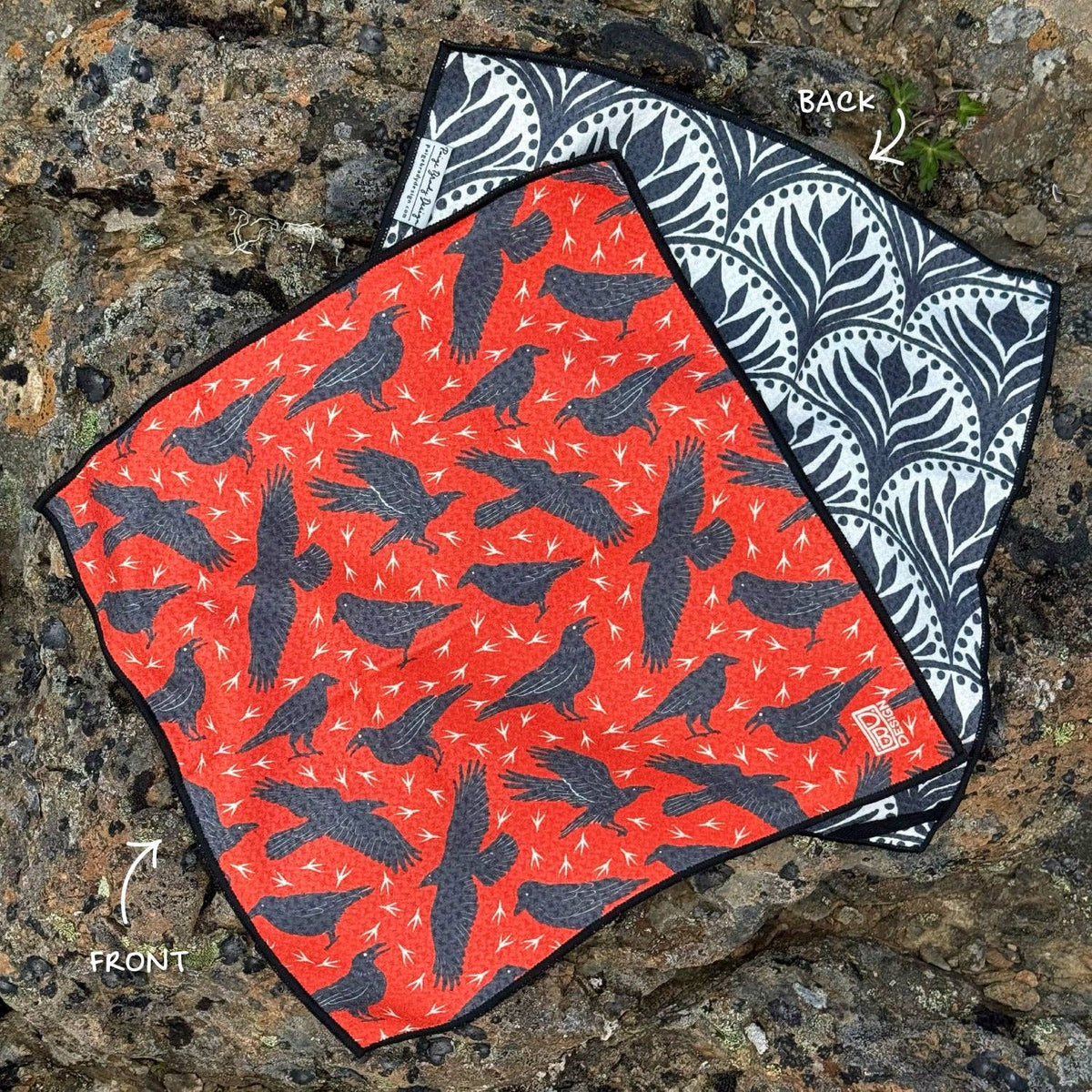 Raven washcloth