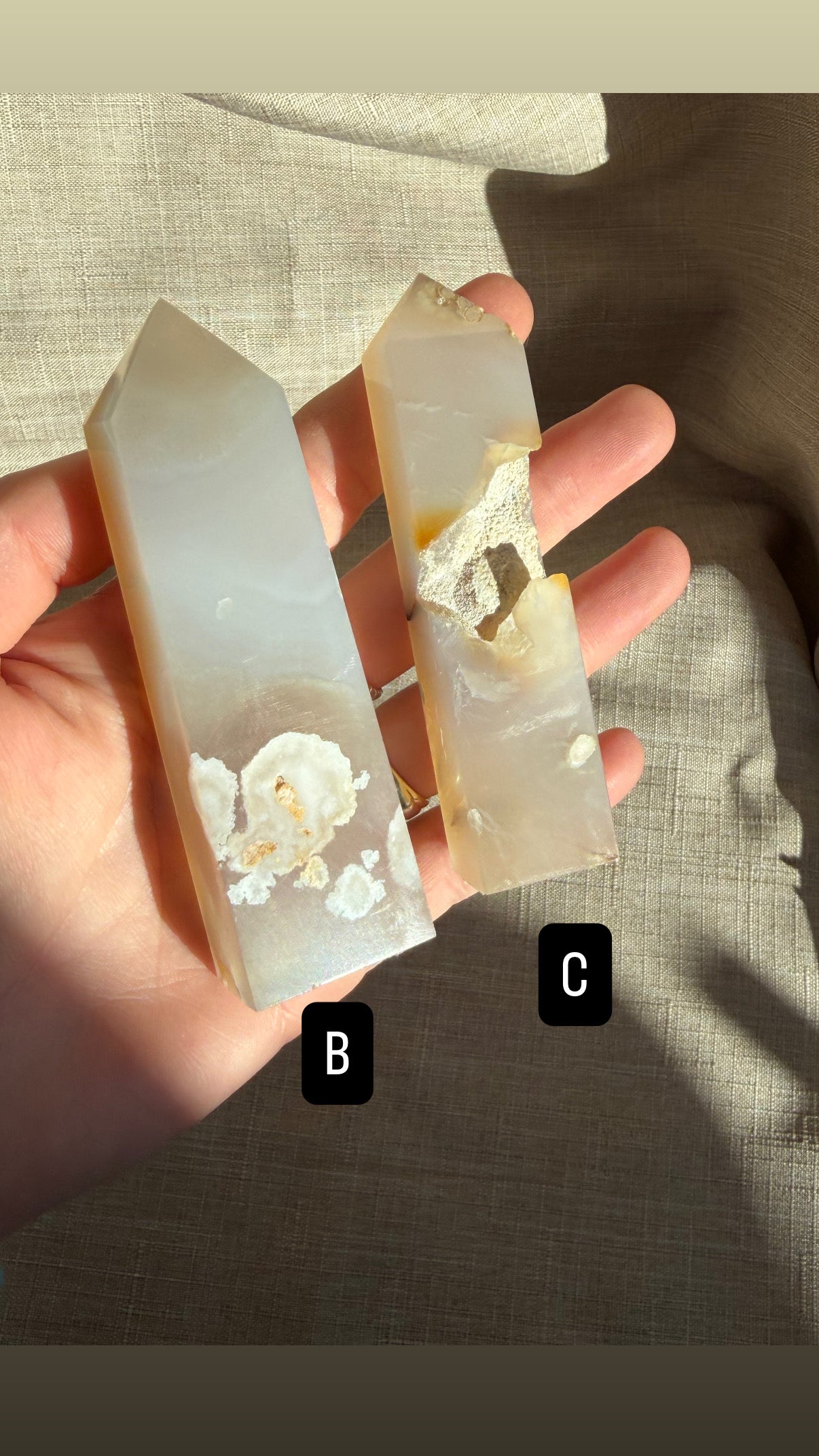 Flower Agate Crystals
