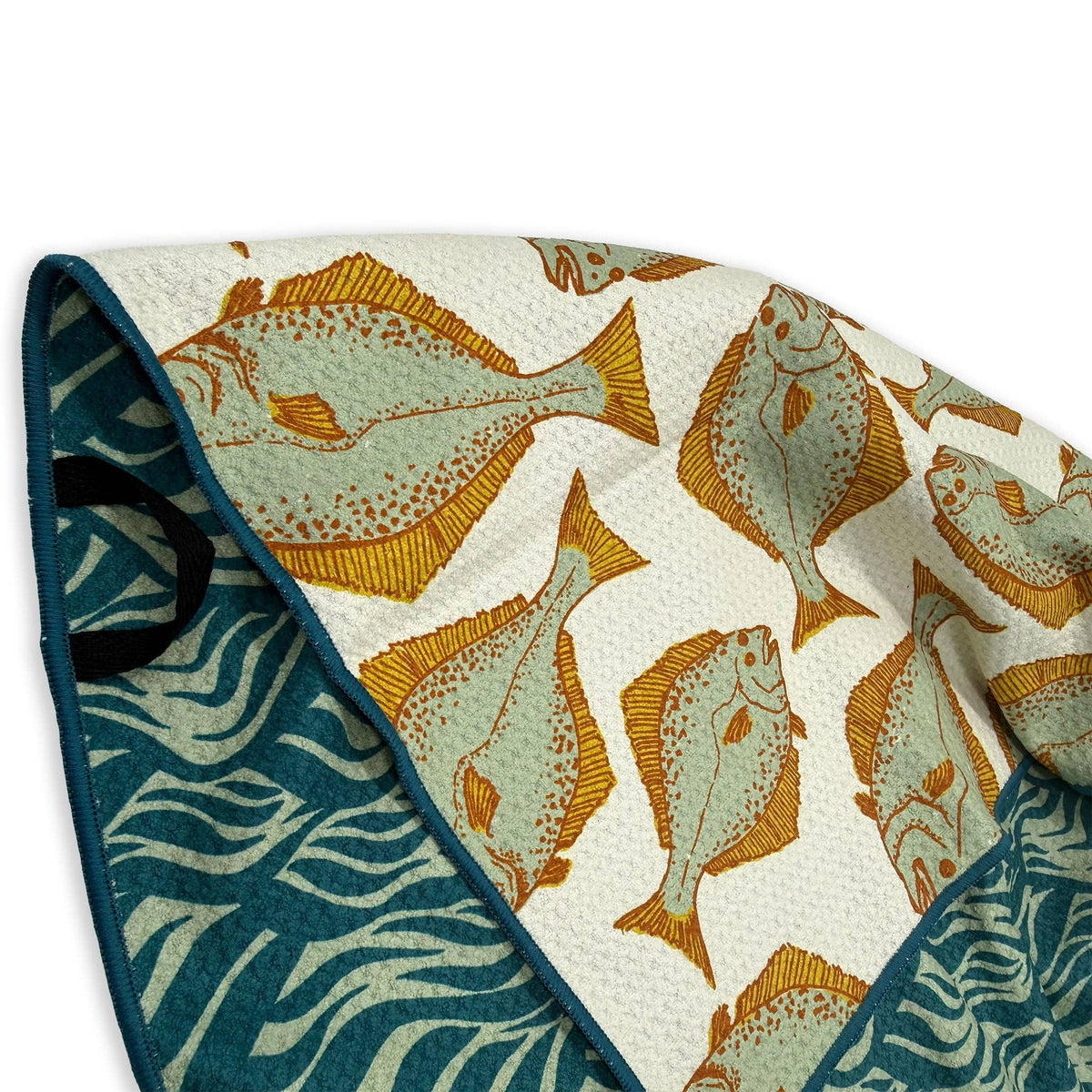 Retro Halibut towel