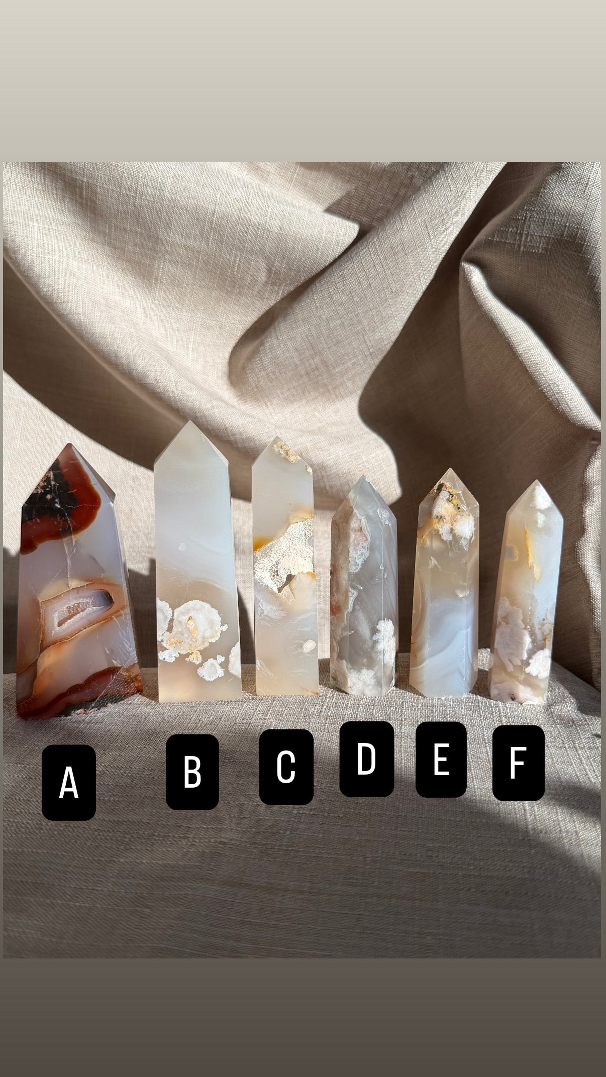Flower Agate Crystals