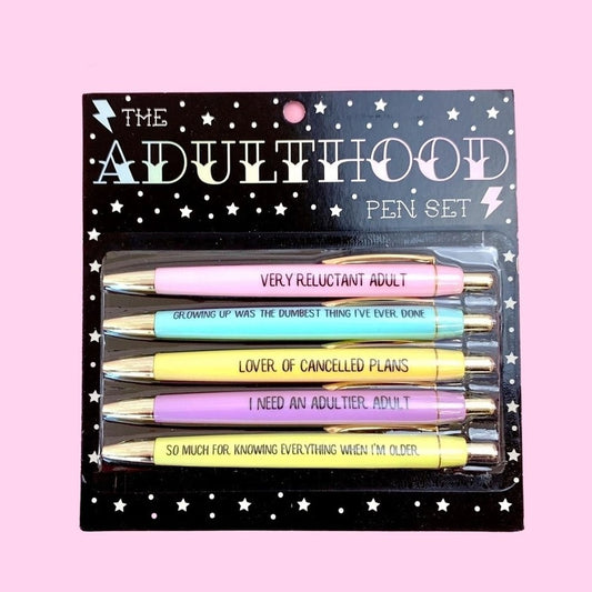 Adulthood pen set