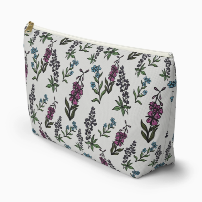 Alaska's Wildflowers Zipper Bag