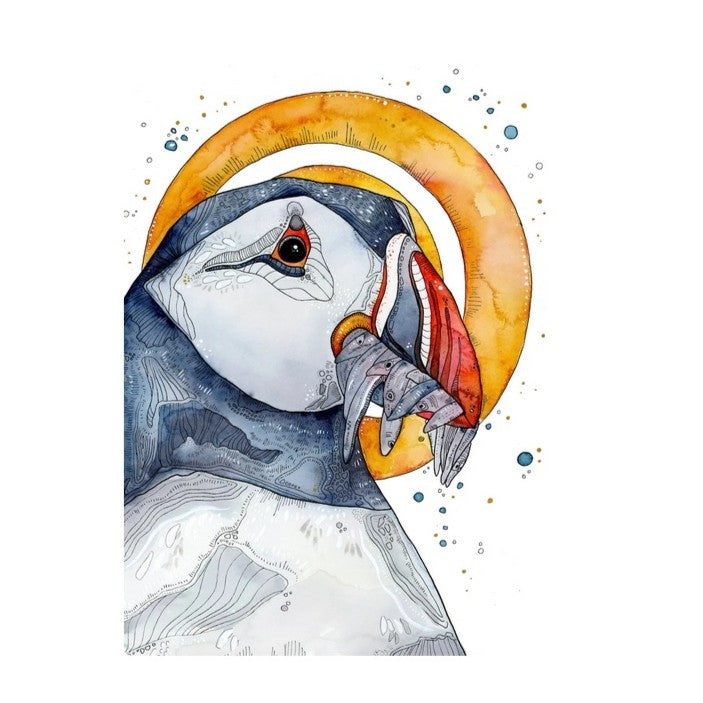 Hungry Puffin prints