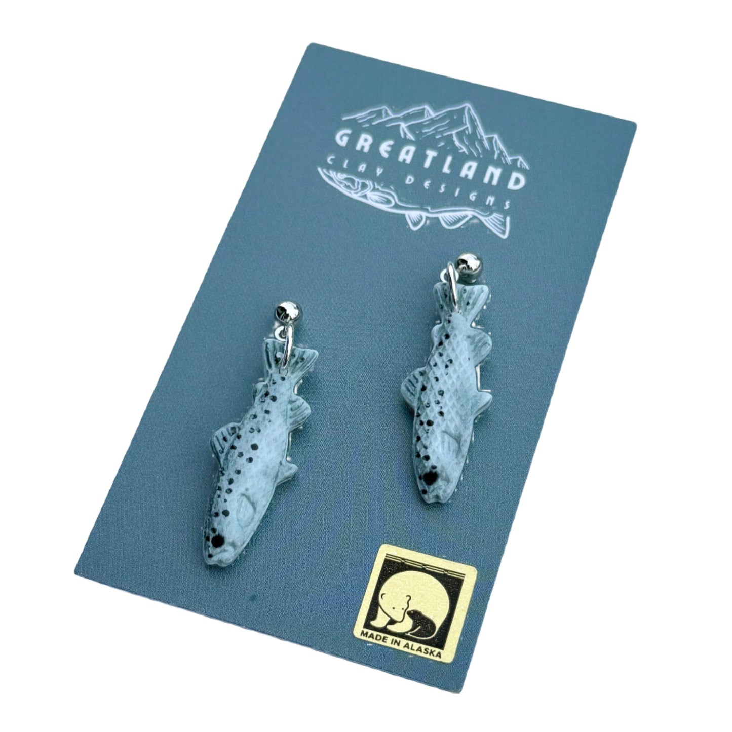 Coho Clay Earrings