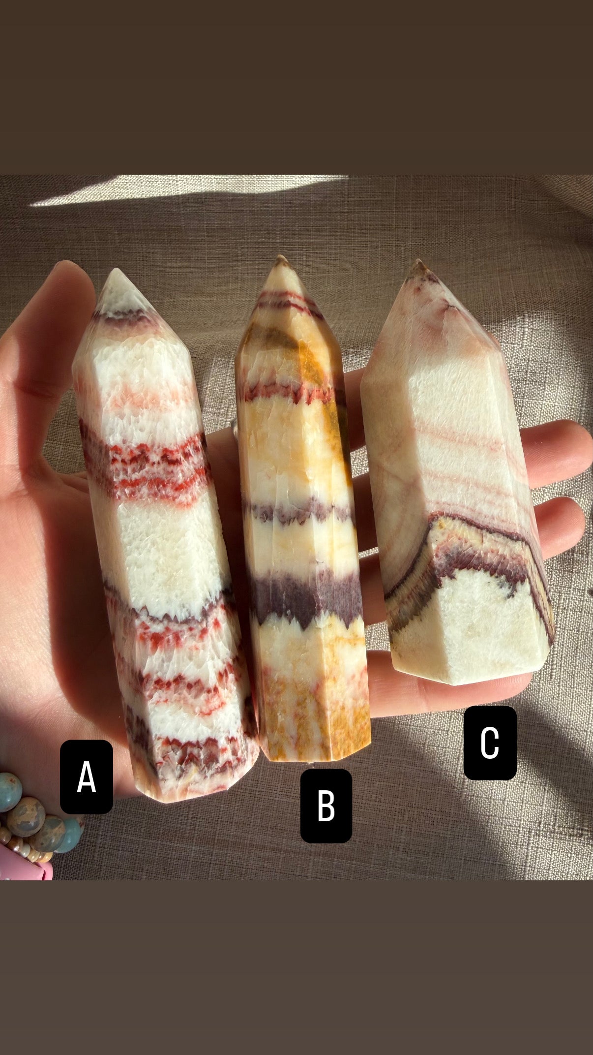 Rainbow Jasper Crystals