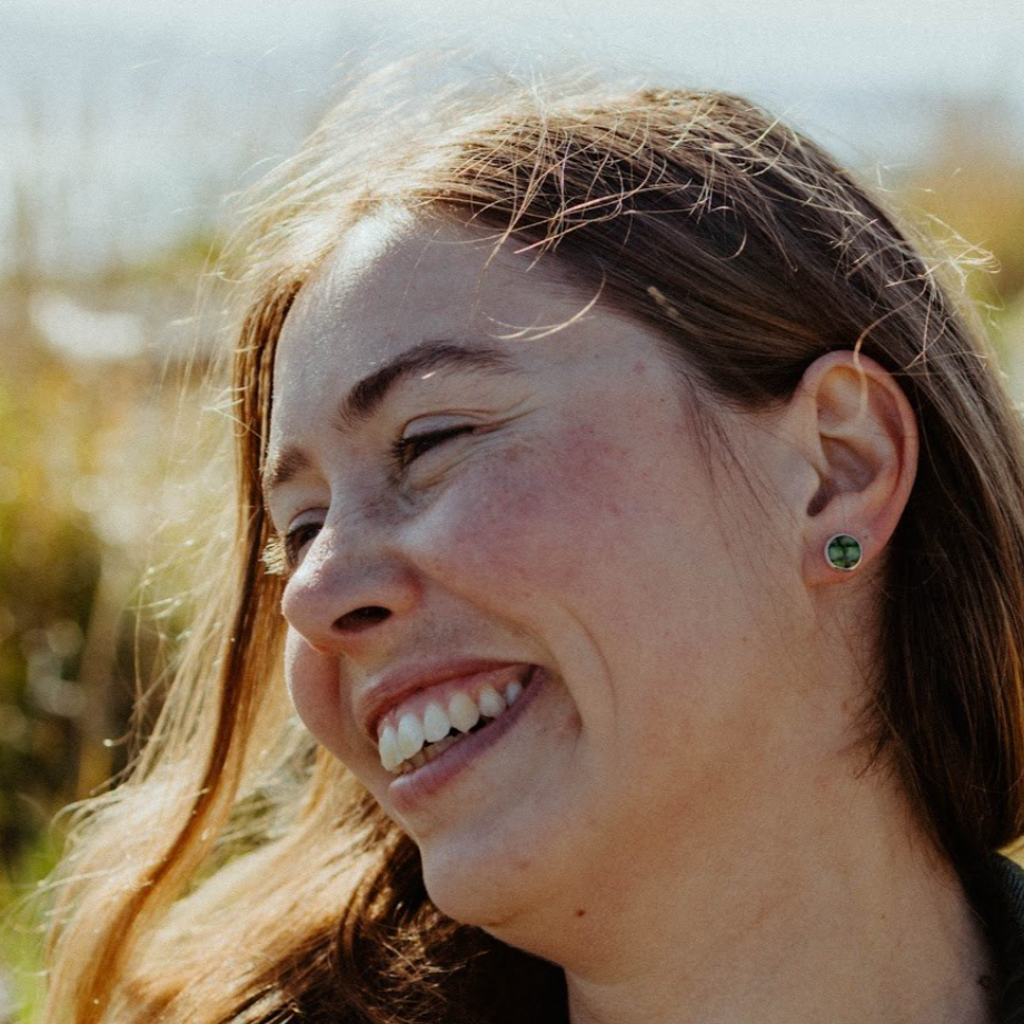 Salmon Skin Small Studs