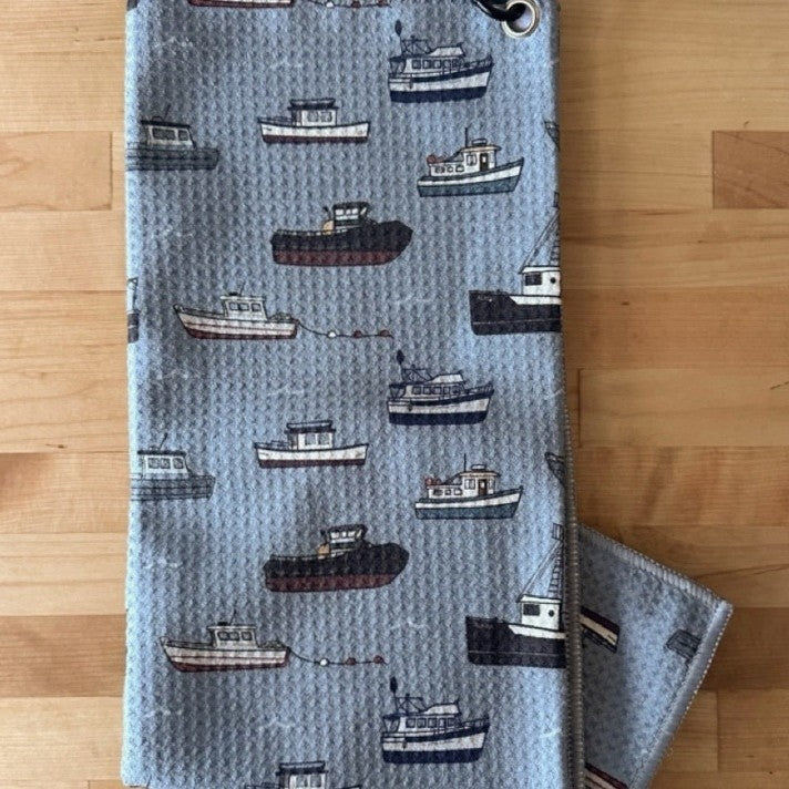 Alaskan Boats towel