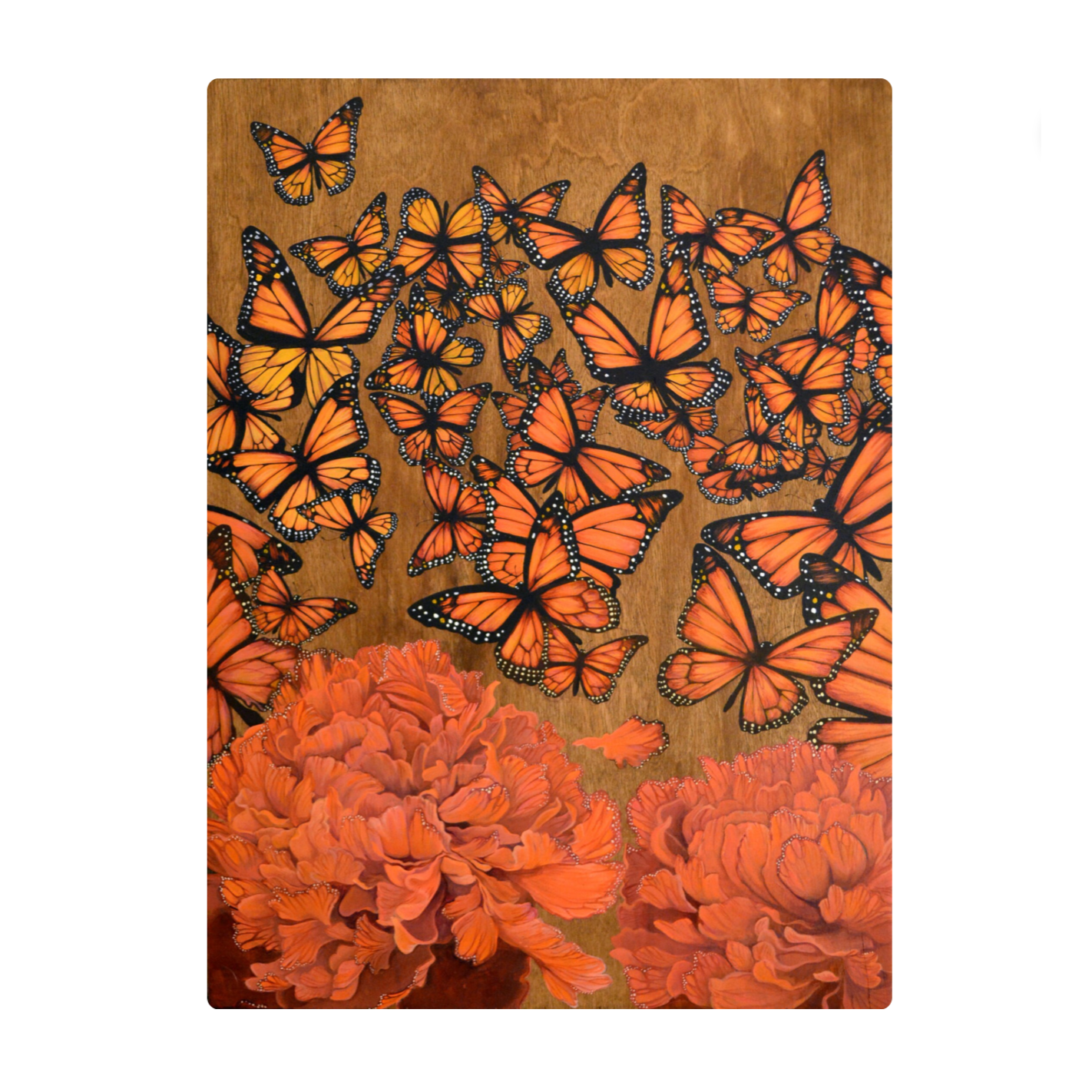 The Butterfly Effect Wood Veneer prints