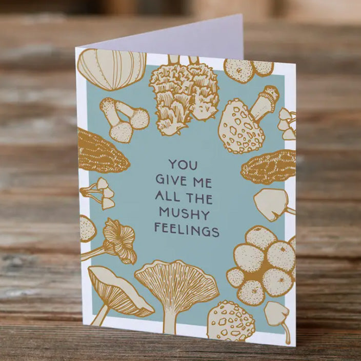 'Mushy Feelings' card