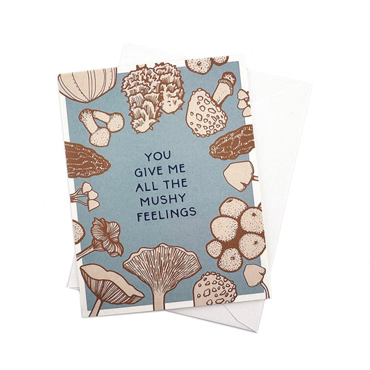 'Mushy Feelings' card