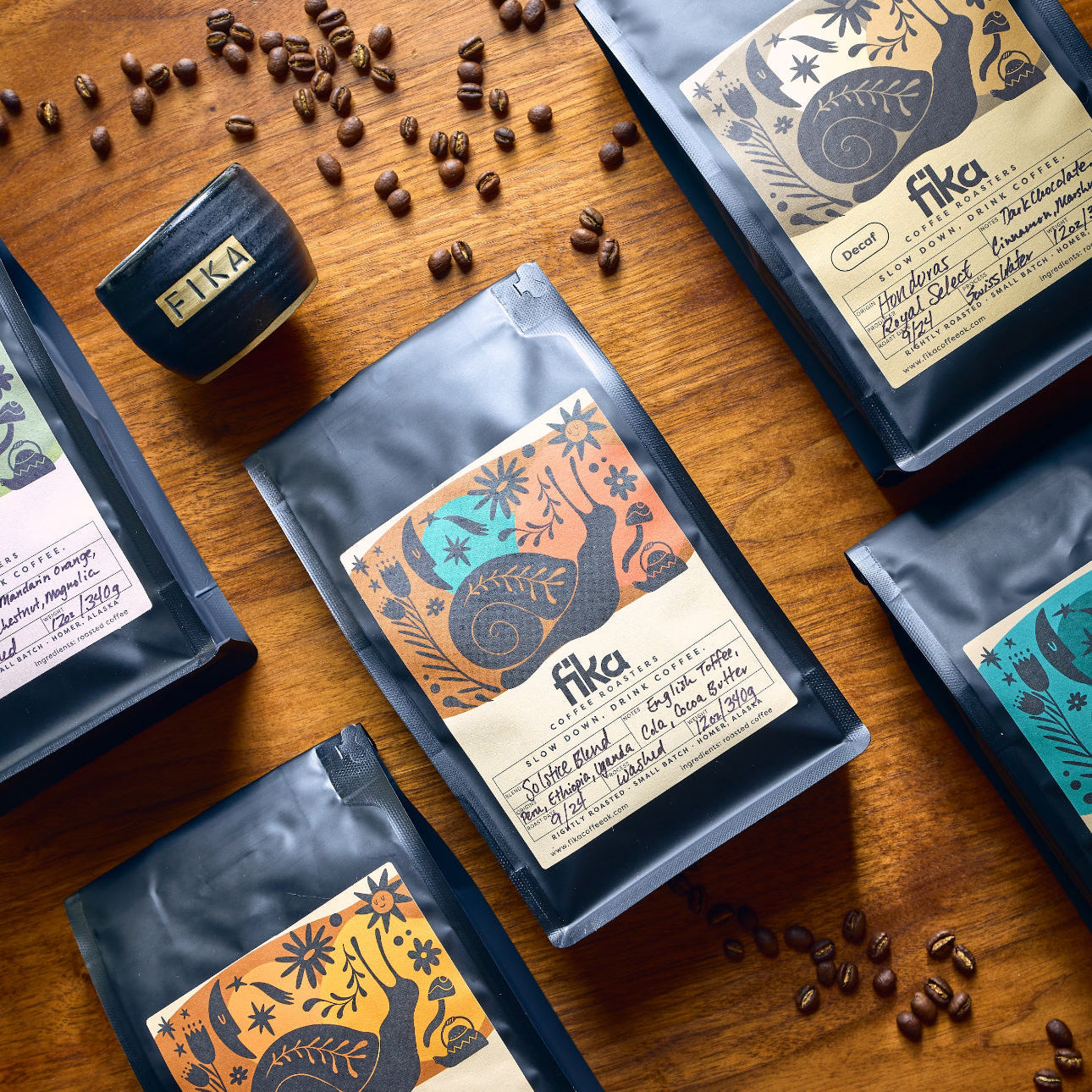 シールド fika and bambie coffee&clouds レコード Fika Coffee – Alaska Salt Co.