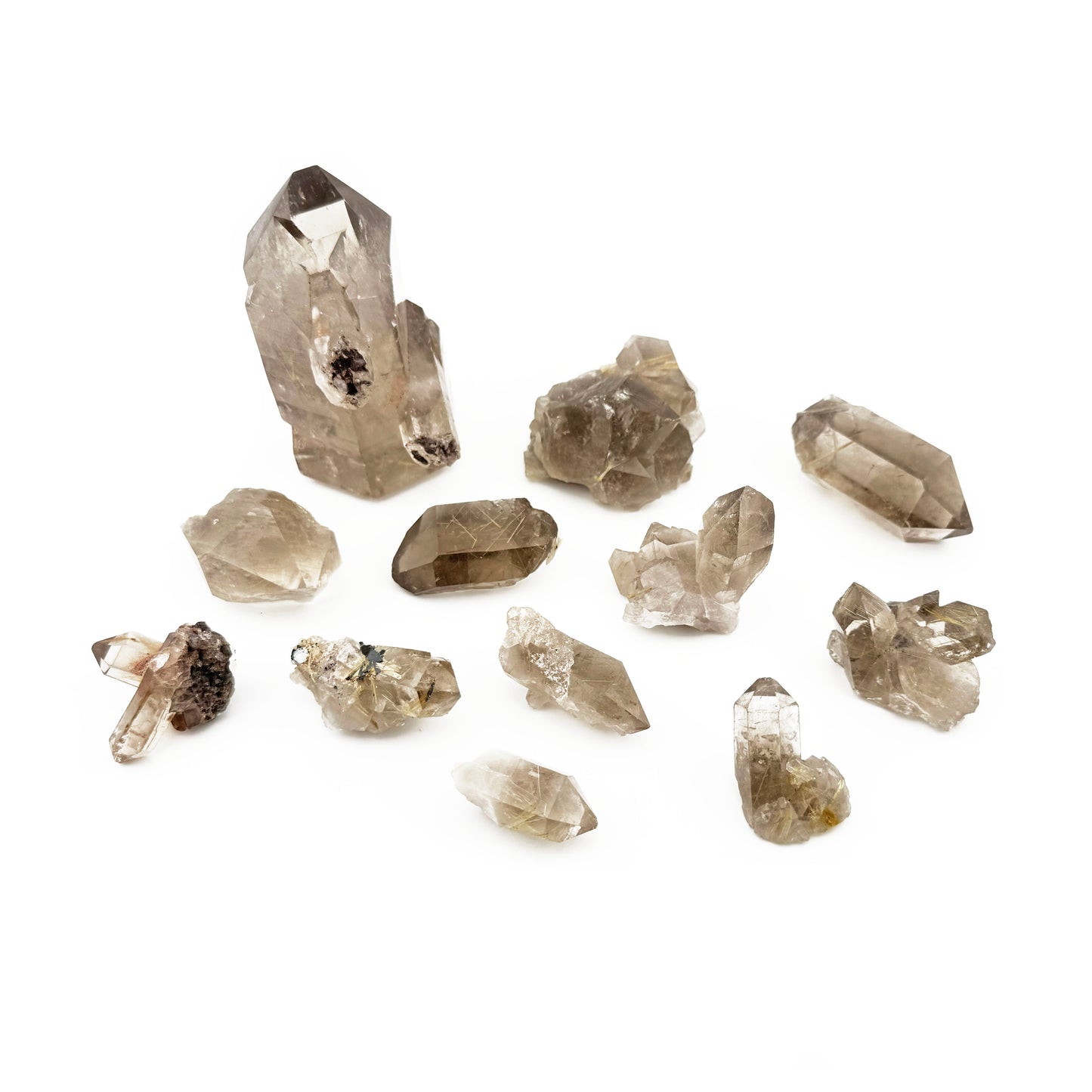 Gold Rutile Quartz Crystals