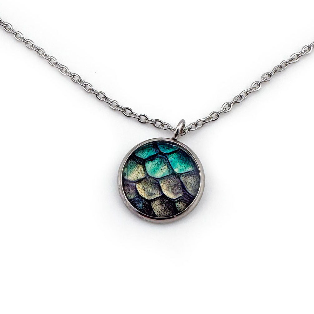 Fish Skin Pendant necklaces