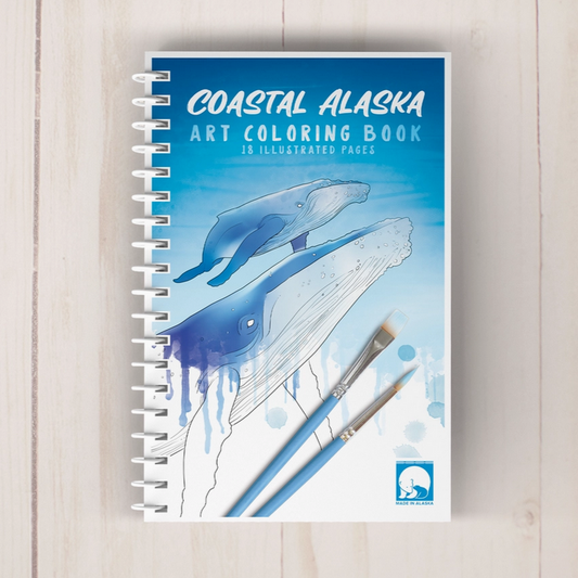 Coastal Alaska Art Coloring Book