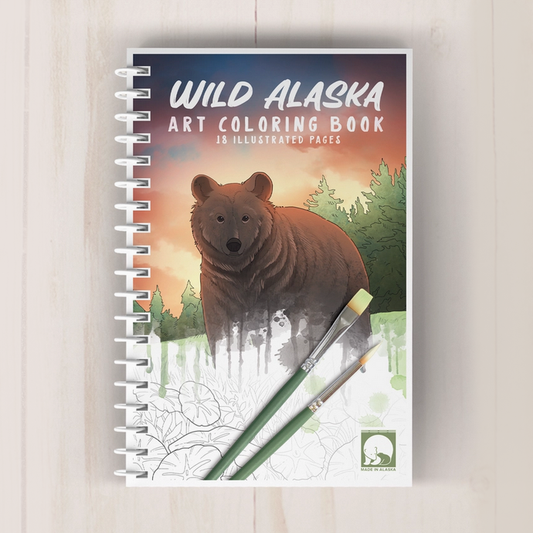 Wild Alaska Art Coloring Book