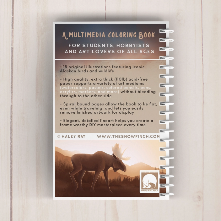 Wild Alaska Art Coloring Book