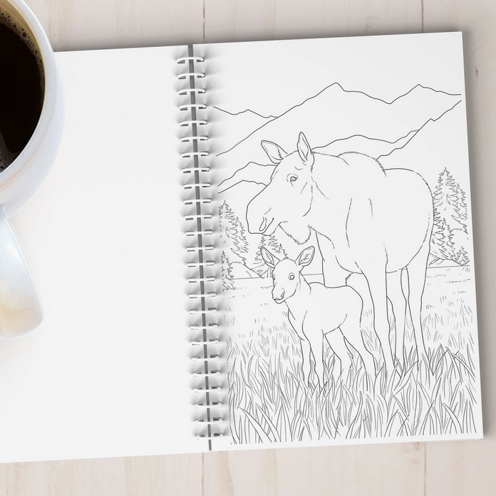 Wild Alaska Art Coloring Book