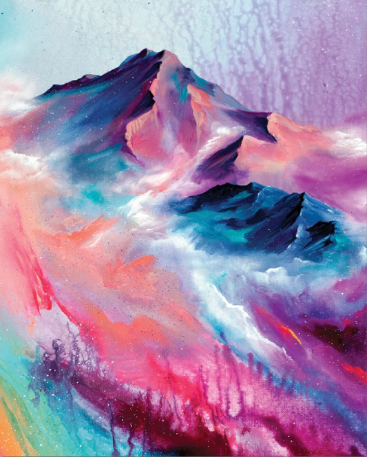 Cotton Candy Peaks Prints