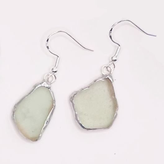 Sea Glass dangle earrings