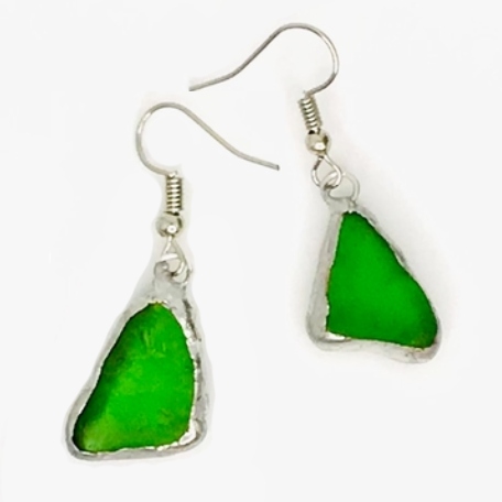 Sea Glass dangle earrings